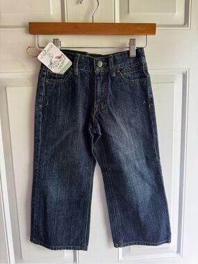 Of The Earth Organic Cotton Dark Wash Denim Jeans - 5 T - NWT 👖